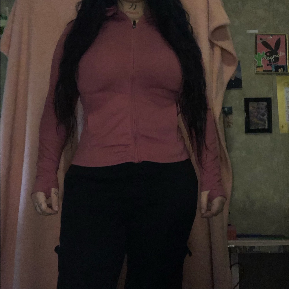 Women's Pink Zip-Up Jacket